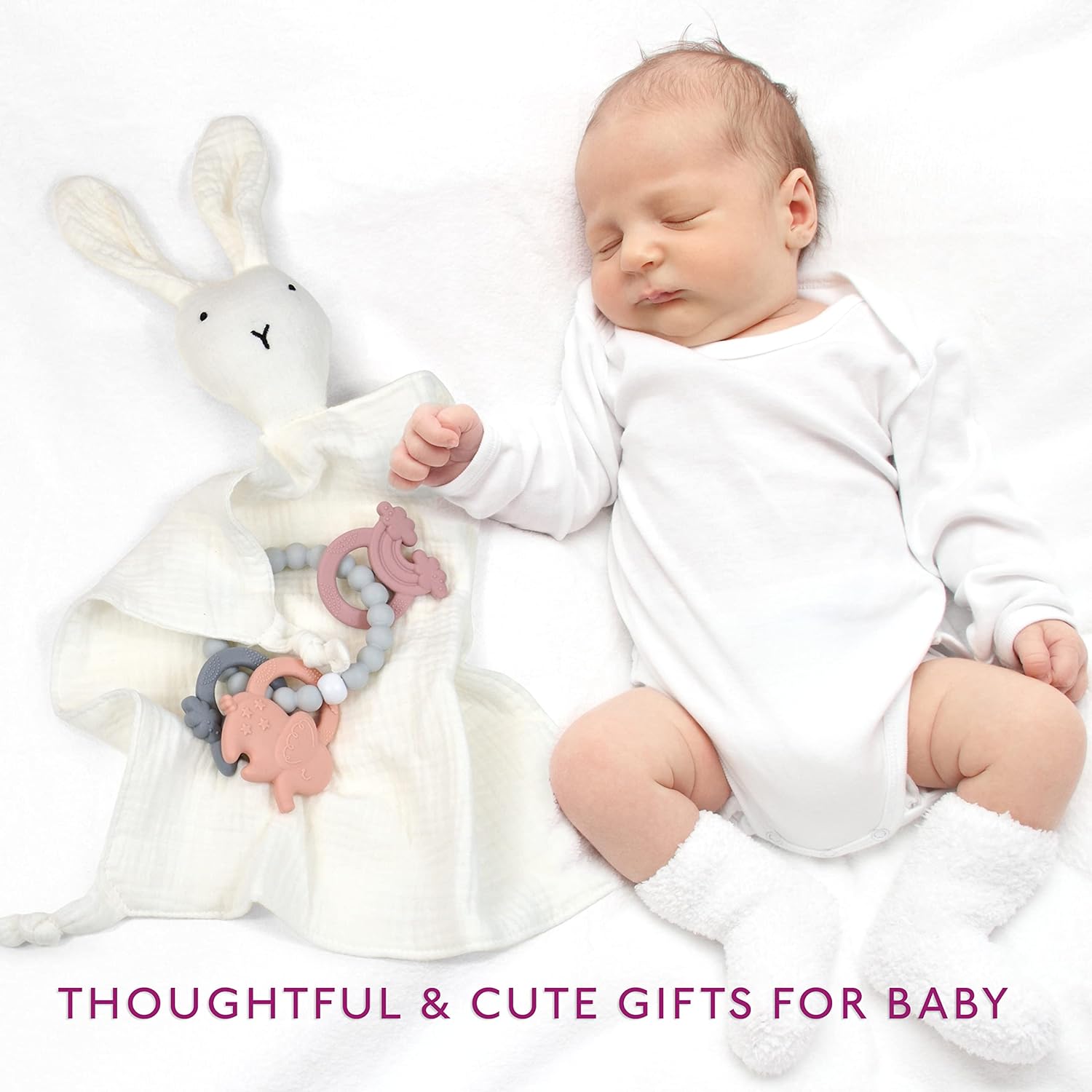New Mom Gift Basket - 9 Luxury Baby Shower Gifts for mom to be and Baby Essentials for Newborn. Post partum self Care Package for Pregnant Women with New mom Gifts for Women and Gifts for Babies. - Image 4